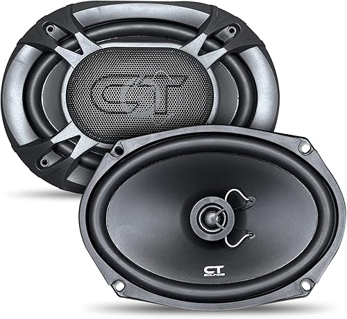 CT Sounds BIO-6X9-COX - Altavoces coaxiales para automóvil de 6 x 9 pulgadas, 200 vatios máximo, par
