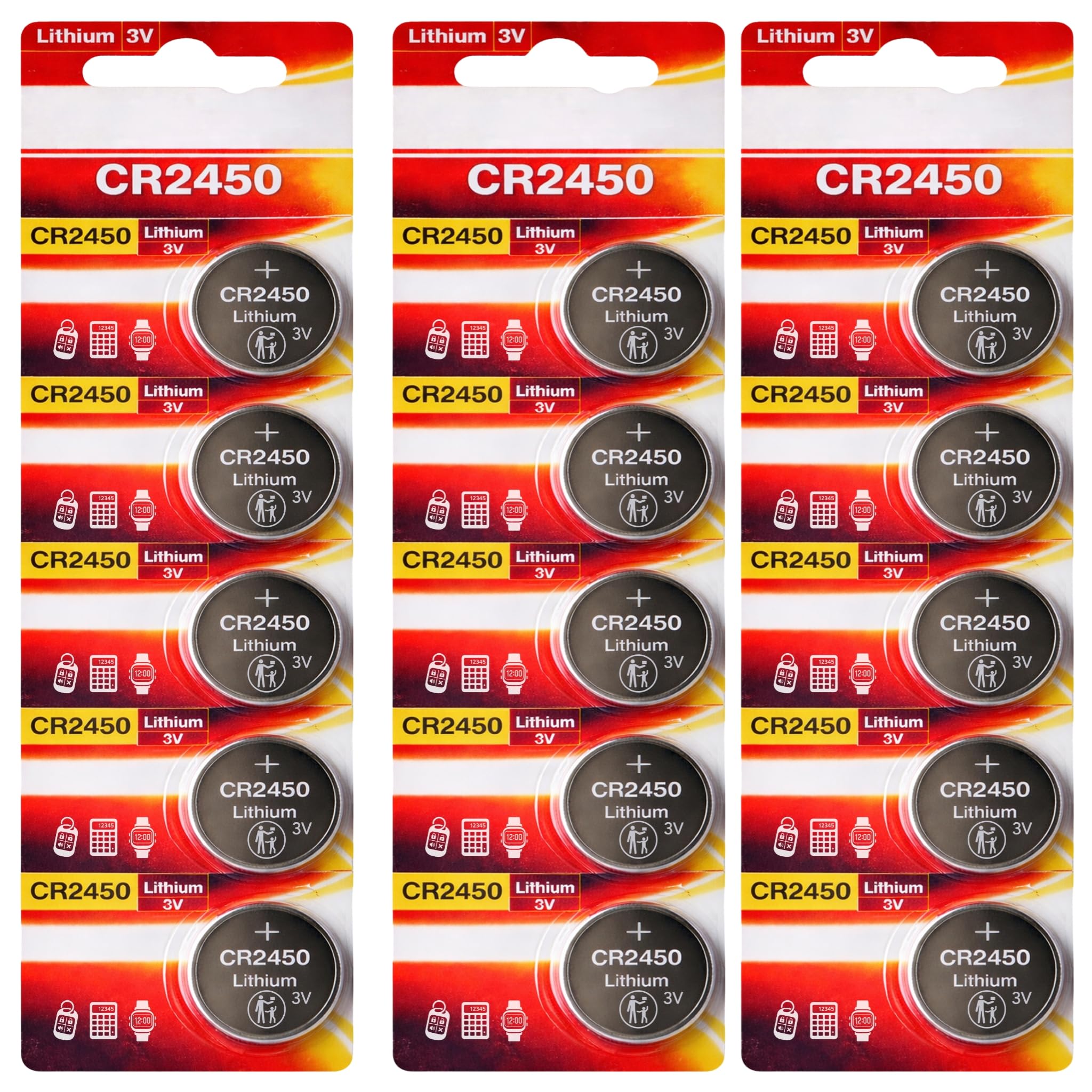 CR2032 Batteries, Long Lasting 3V Lithium Coin Cell 2032 Battery for Apple Airtag, Car Key Fobs, Watches, Heart Rate Monitors, Scales, LED Candles, Calculators & Other Small Devices (Pack of 2) — view 18