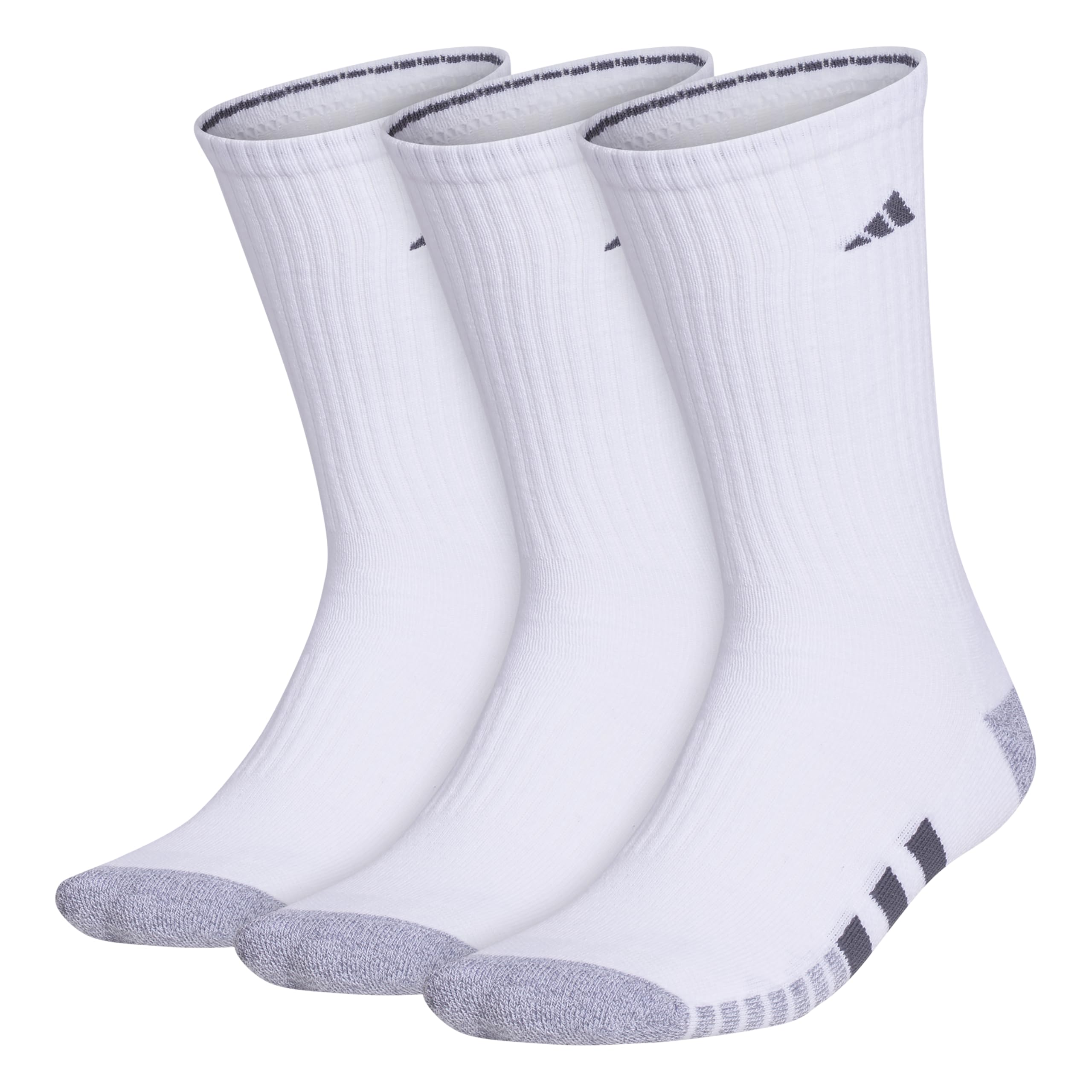 adidasMen's Cushioned Crew Socks Above The Ankle Fit with Arch Compression (3 Pairs)