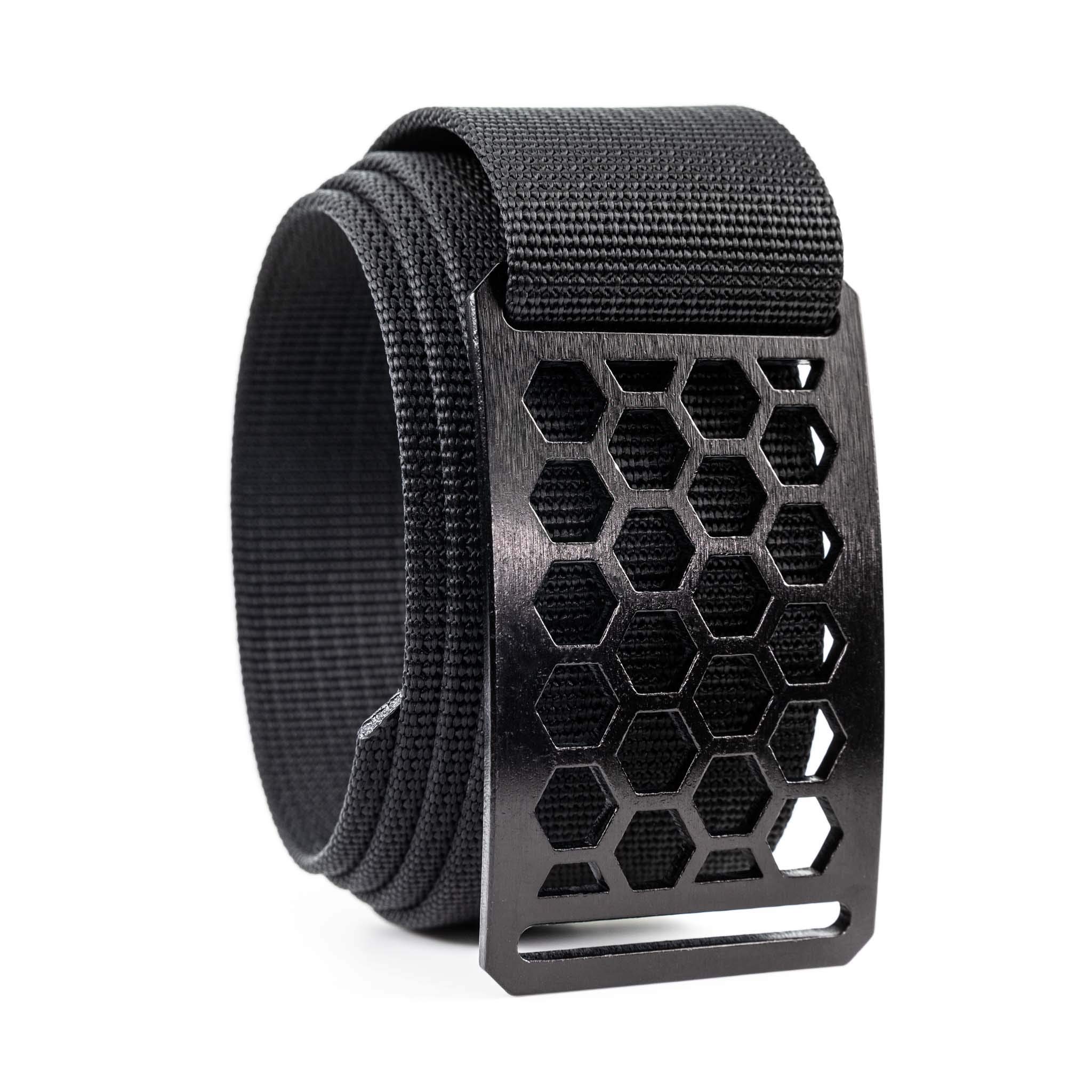 GRIP6 Honeycomb Belt: Durable Belts for Men & Women, Versatile Nylon Tactical Belt for Work, Golf, Casual & Outdoor Use