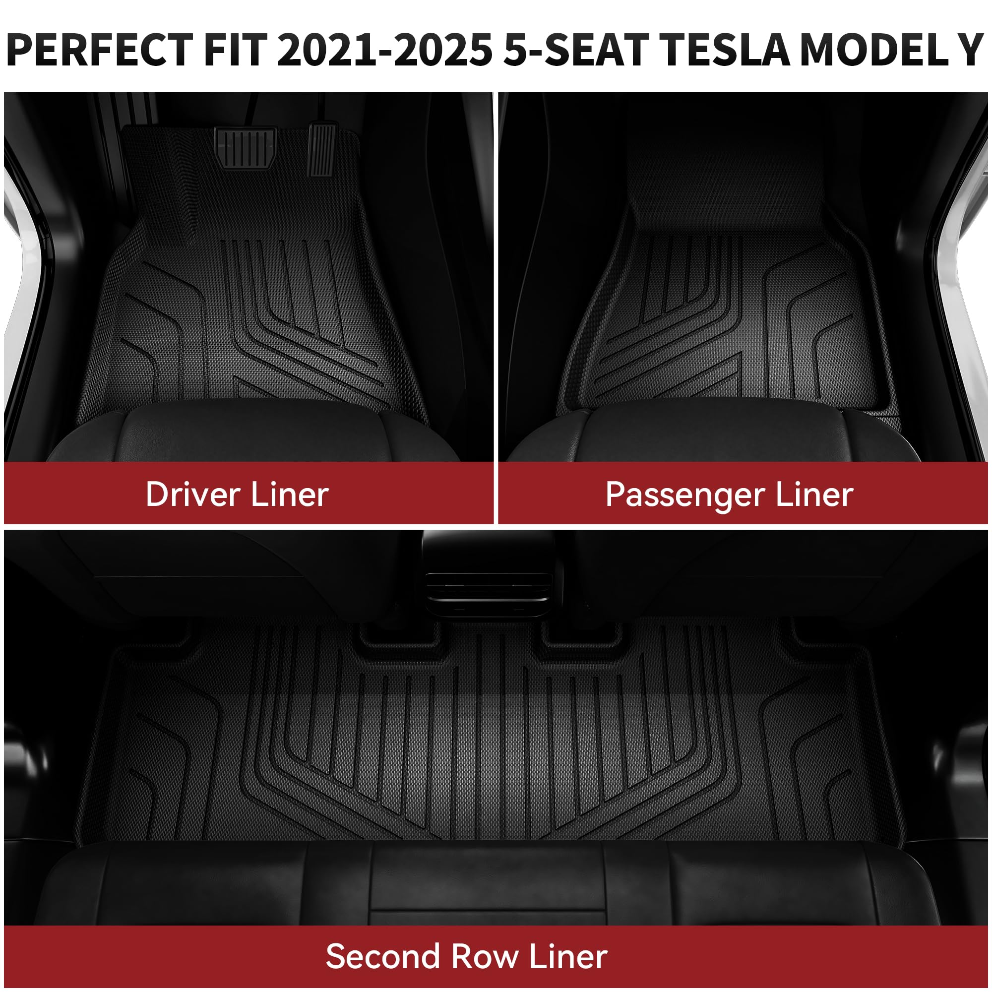 Tappetini Gomma Tesla Model Y in Accessori e Ricambi Auto
