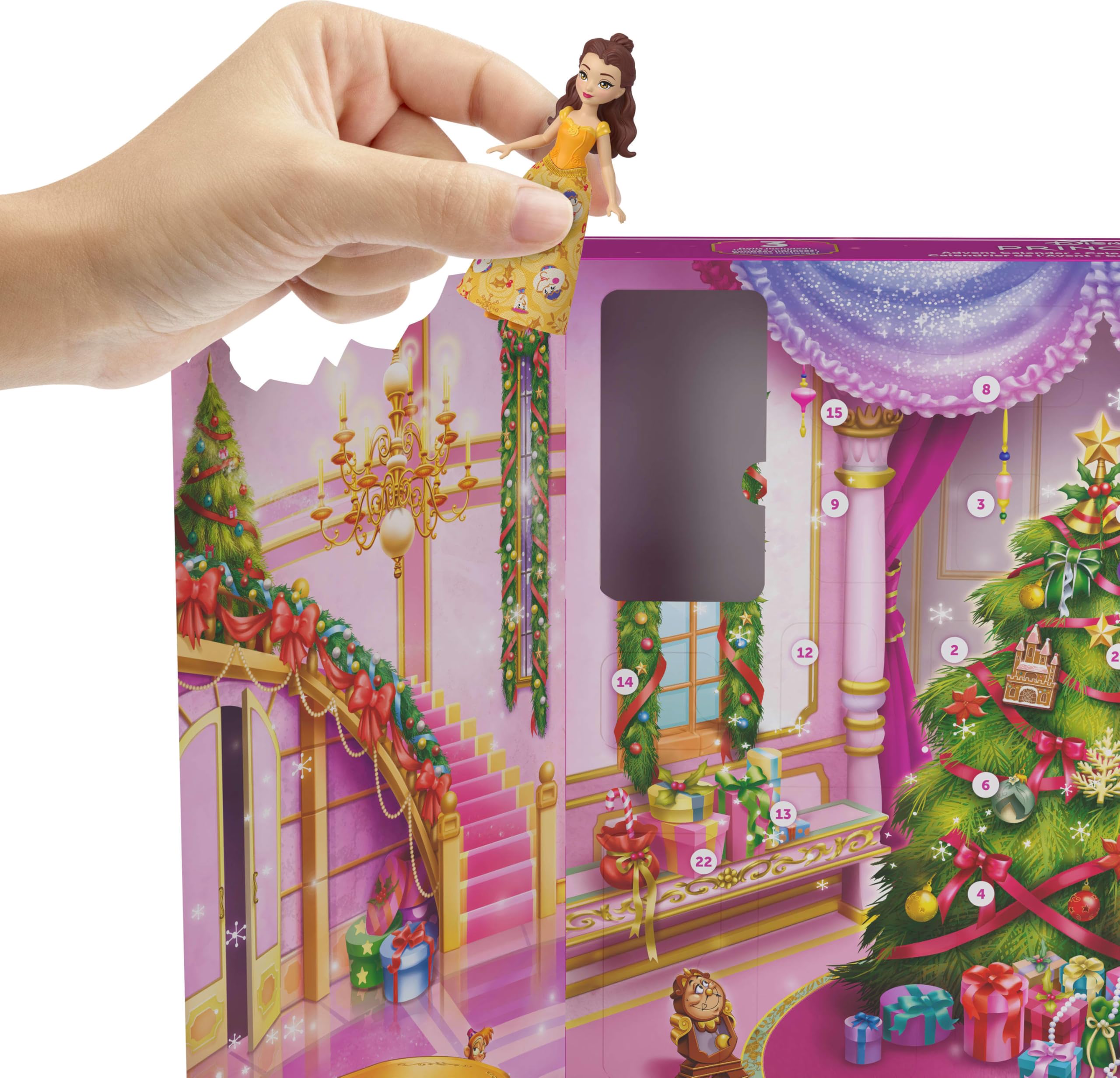 Amazon.com: Mattel Disney Princess Doll Advent Calendar with 24