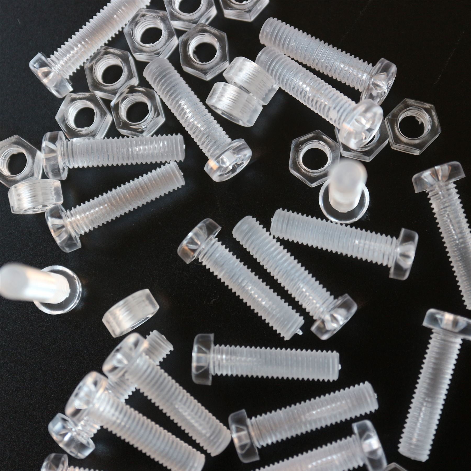 Amazon.com: Pack of 60 Transparent Clear Plastic Acrylic M5 x 20mm