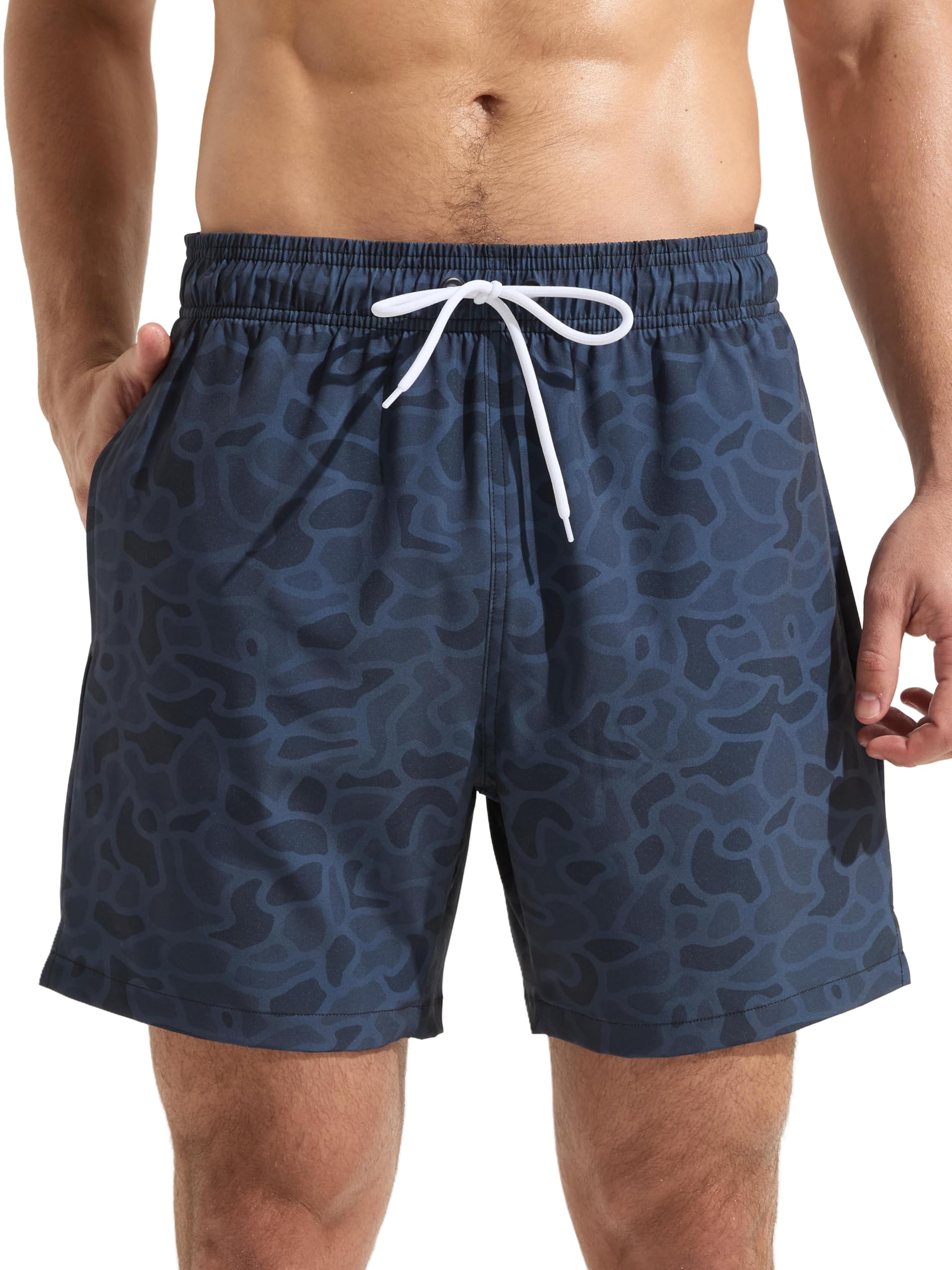Arcweg Badeshorts Herren Badehose für Männer Schnelltrocknend Atmungsaktiv Elastischer Schwimmhose Kurz mit Meshfutter Für Strandurlaub & Freizeit S-3XL