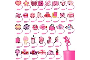 Preppy Stanley Toppers: Stylish Straw Caps for Your Tumbler