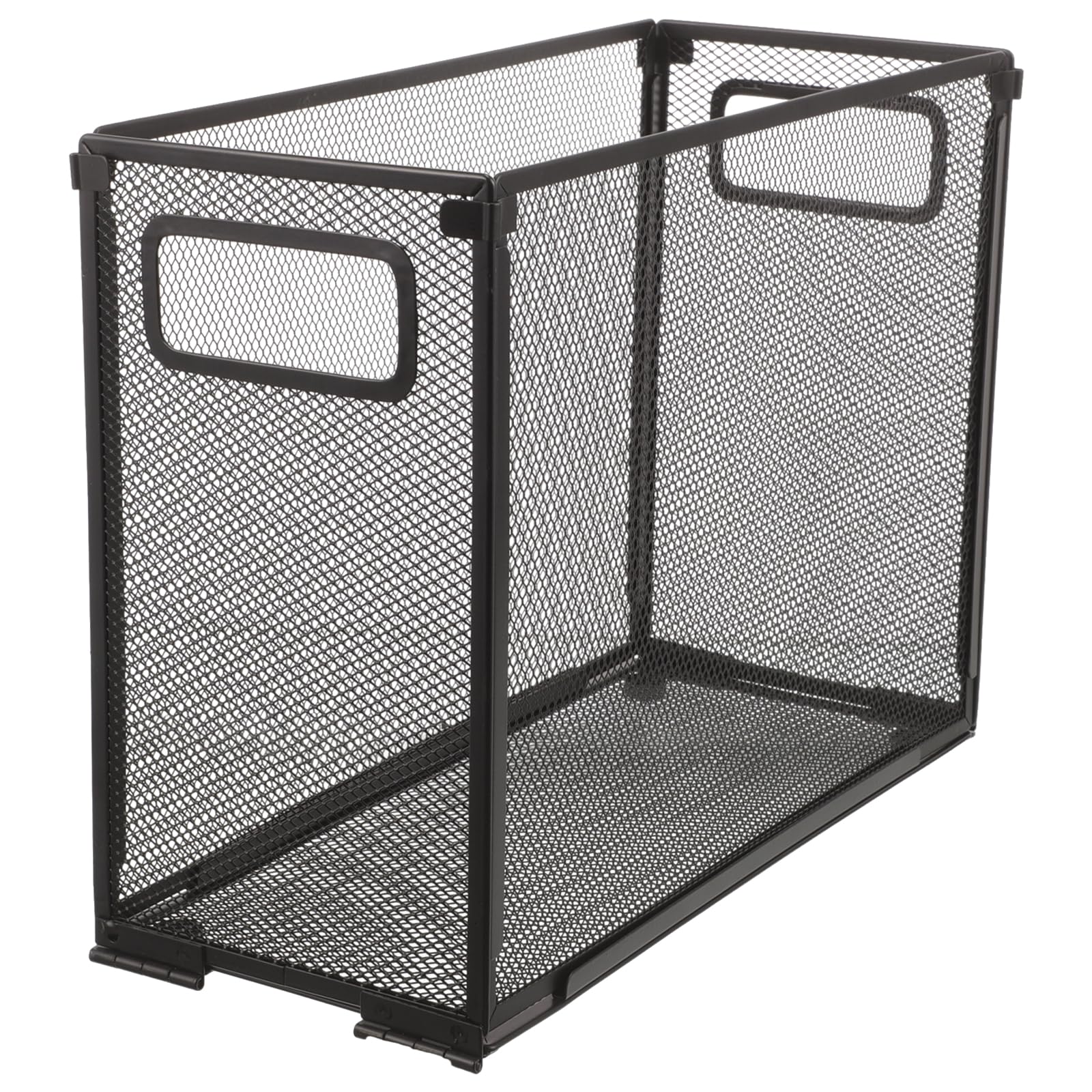 Baluue Organizer da Scrivania in Maglia Pieghevole, Scaffale Porta Documenti e Cartelle Sospese, Porta Riviste Multifunzione per Ufficio e Casa, Portaoggetti Compatto per Archiviazione