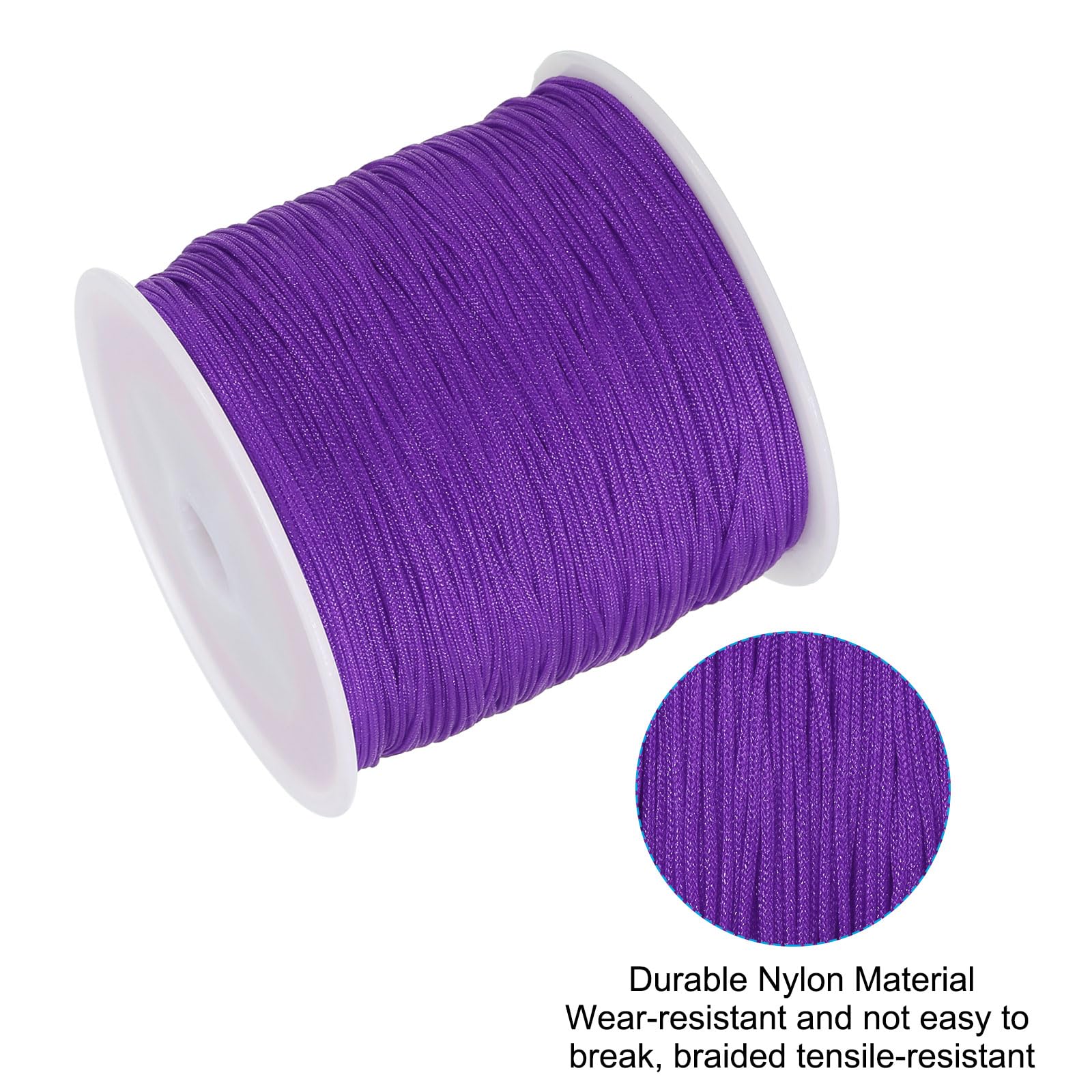 PATIKIL 0.8mm x 109 Yard Nylon Satin Cord - Image 4