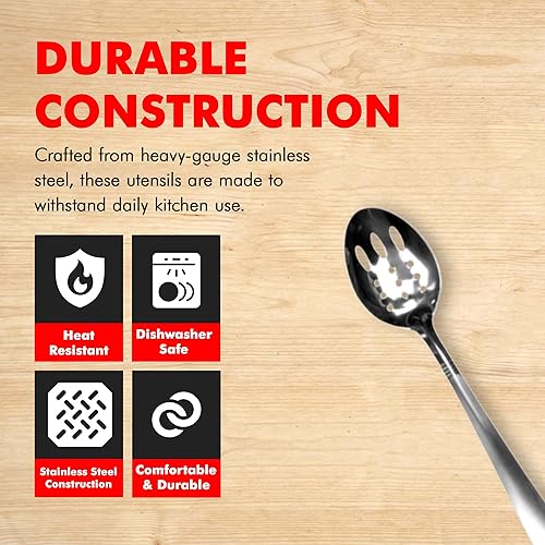 Miniatura 2 de Chef Craft 10210 - Caja de acero inoxidable de una pieza Espumadera Acero inoxidable