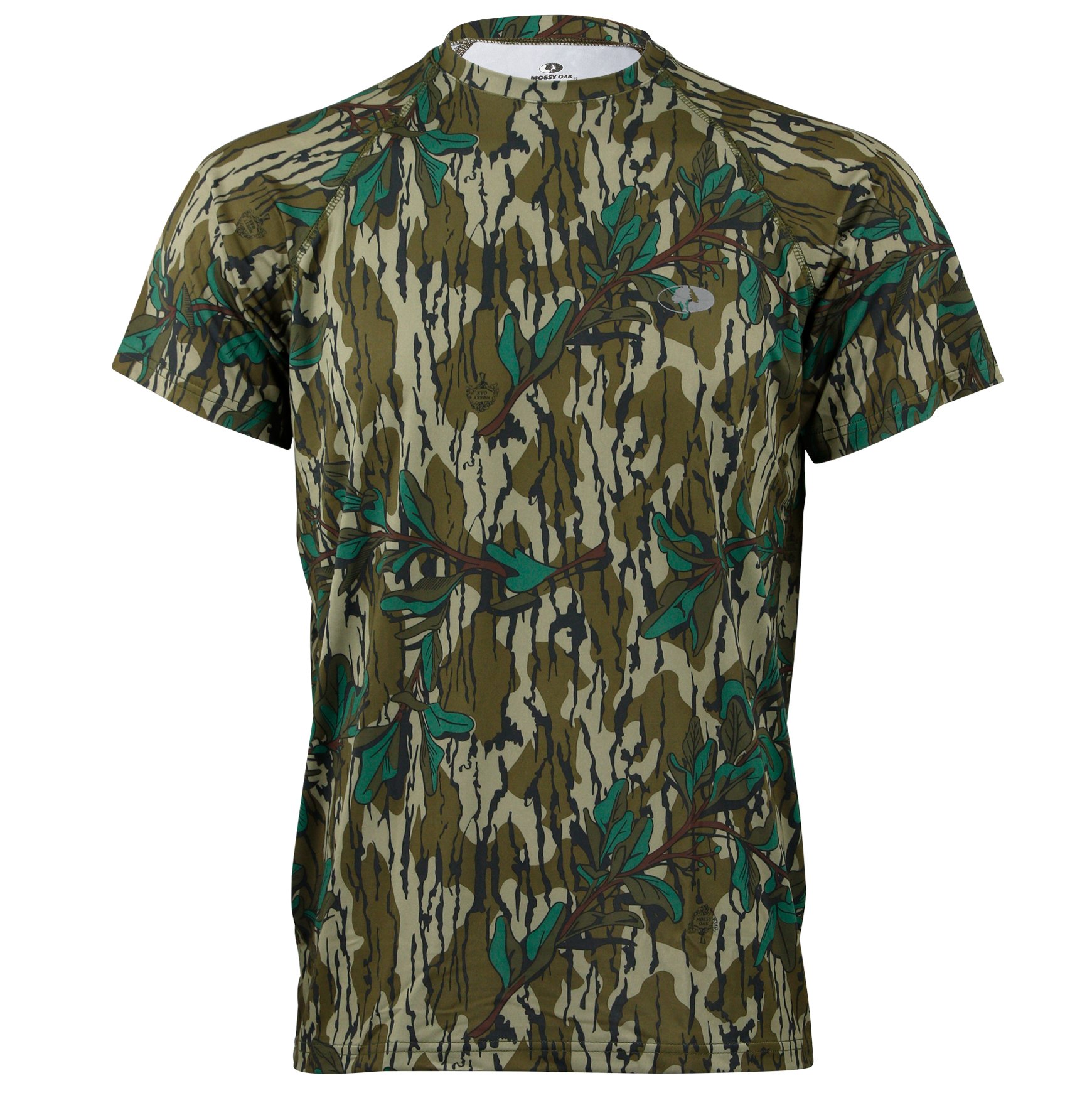 Mossy Oakmens Men's Hunting Shirt Camo Clothes Short Sleeve Shirt (pack of 1)