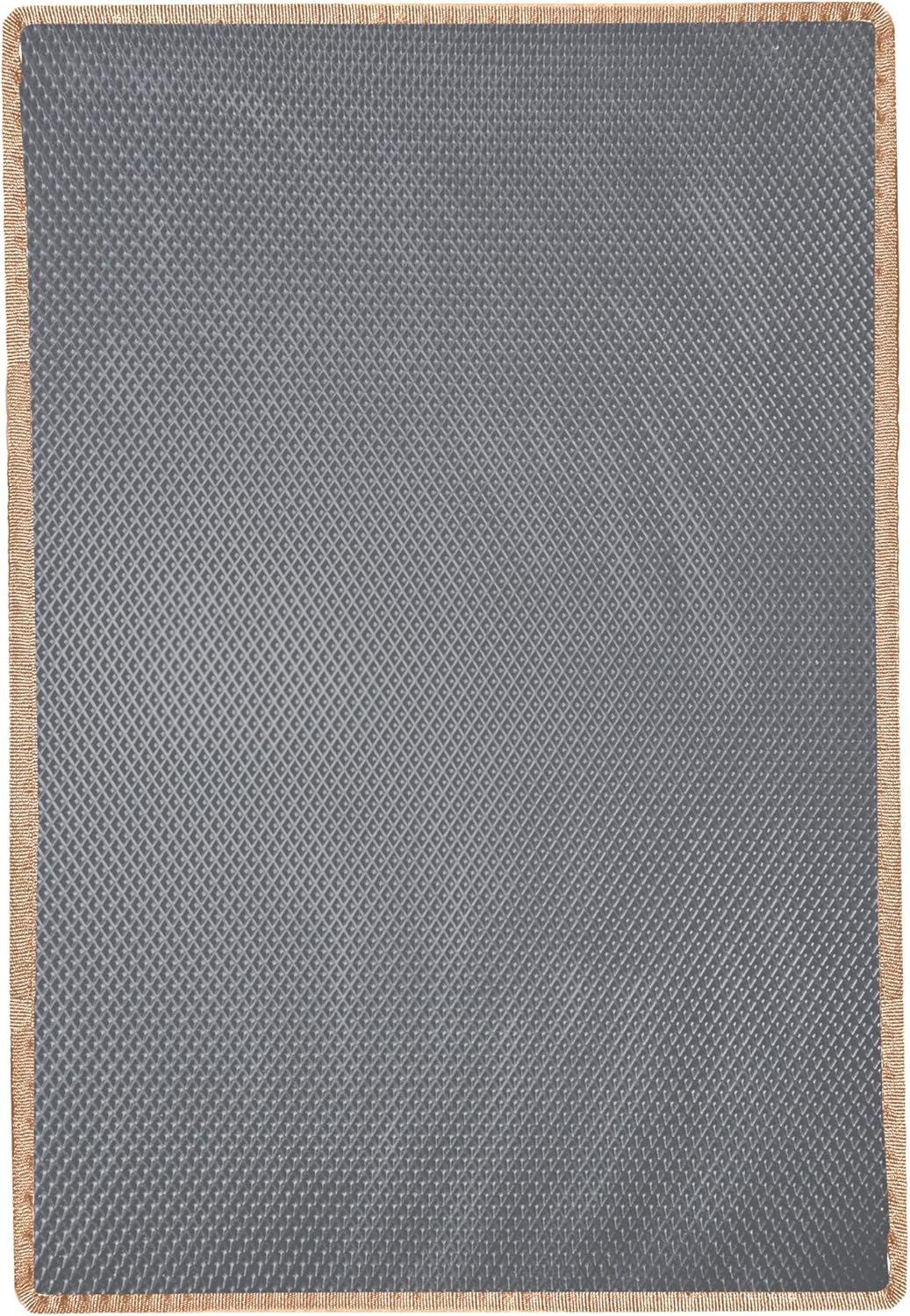 Generic Easy Clean EVA Foam Mat for Cats and Dogs Litter Box, Dirt Mat, Area Rug, Soft on Paws, Liquid Proof, Warm, Multicolor, Mat for Kitchen, Bathroom, Dining Room (Beige, 35x28)