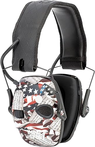 Howard Leight Impact Sport - Orejera Bluetooth para disparar, color negro, atenuación de ruido de 21 dB, unisex para jóvenes y adultos