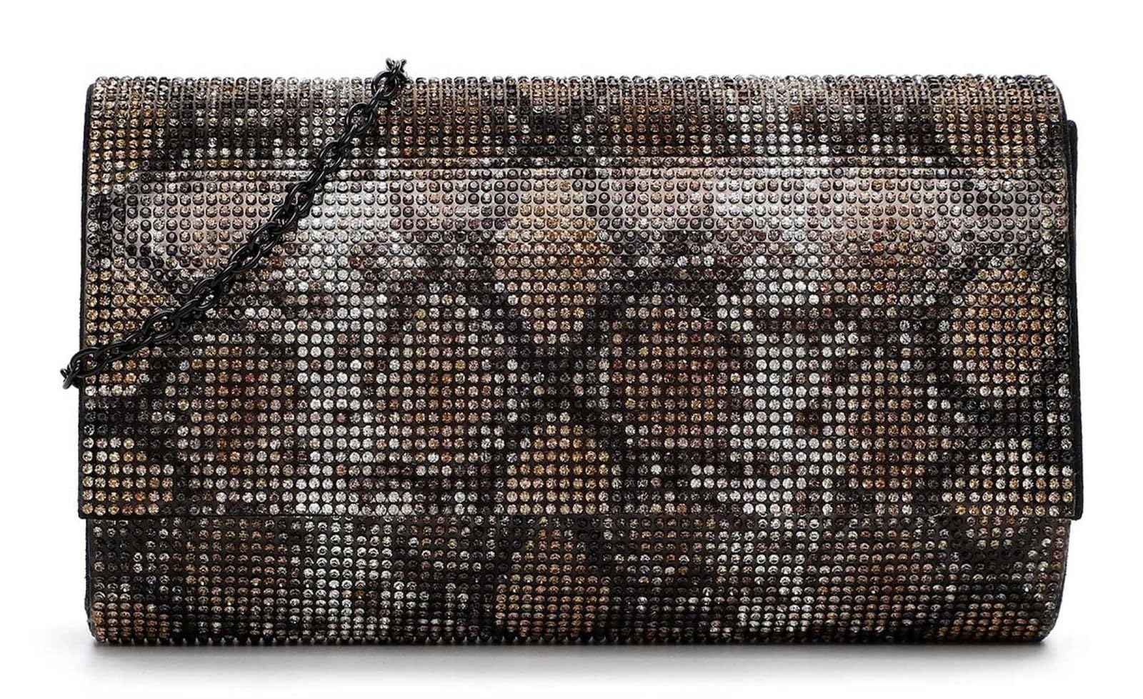 Tamaris Abendtasche Amalia Animal Clutch Sand - Snake mehrfarbig