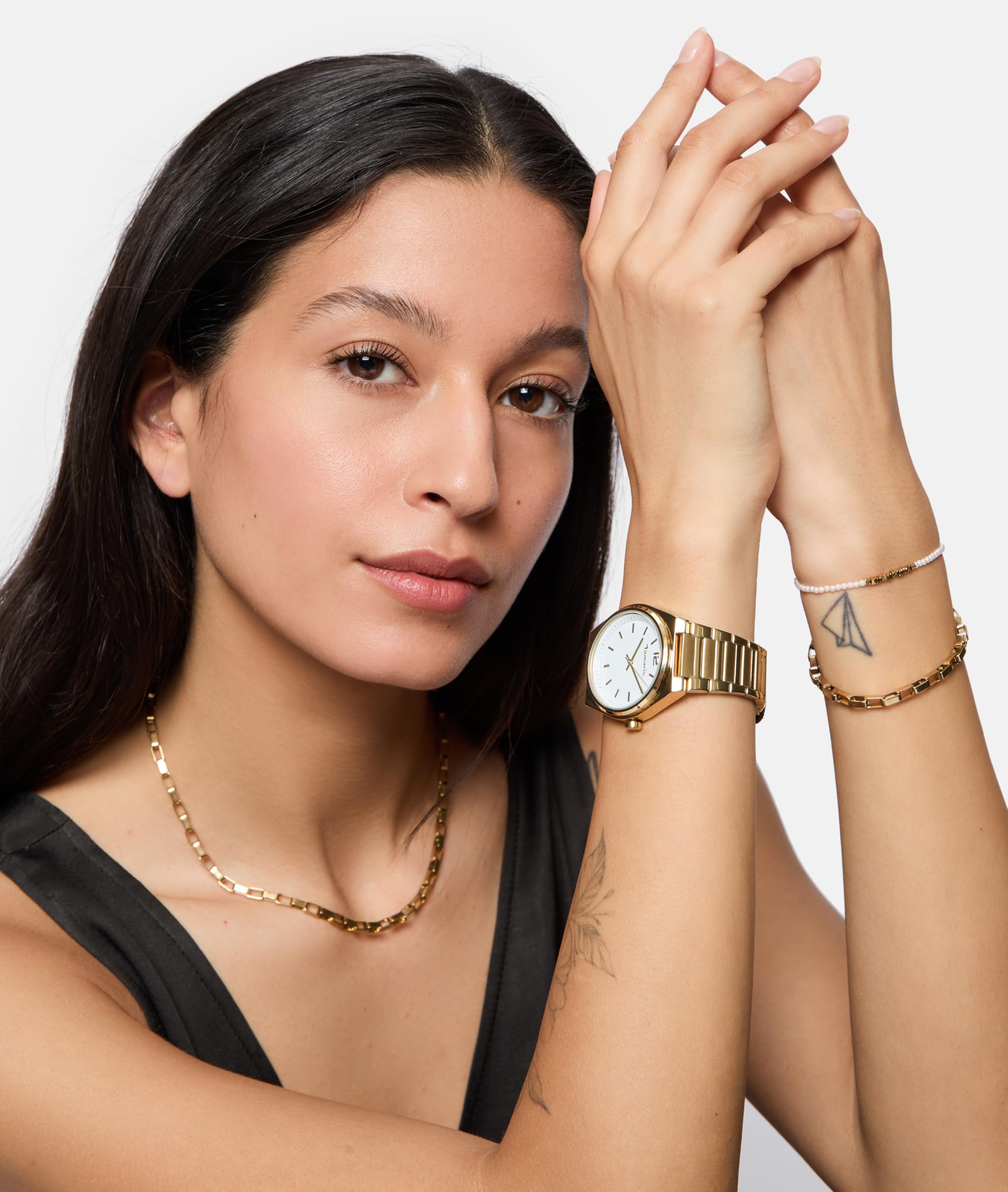Tamaris Mujer analógico de Cuarzo Uhr con Acero Inoxidable Pulsera TT-0144-MQ