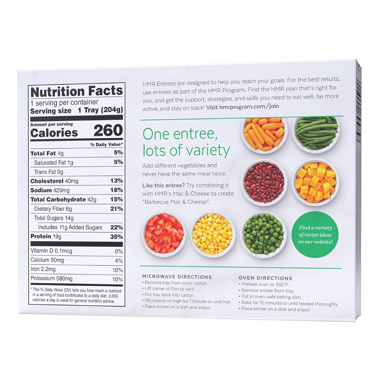 HMR Chicken with Barbecue Sauce Entrée | Prepared Meal Ready to Eat, Shelf-Stable | 19g Protein, Low-Calorie Pre-Packaged Lunch or Dinner | 7.2 oz Serving | Pack of 6