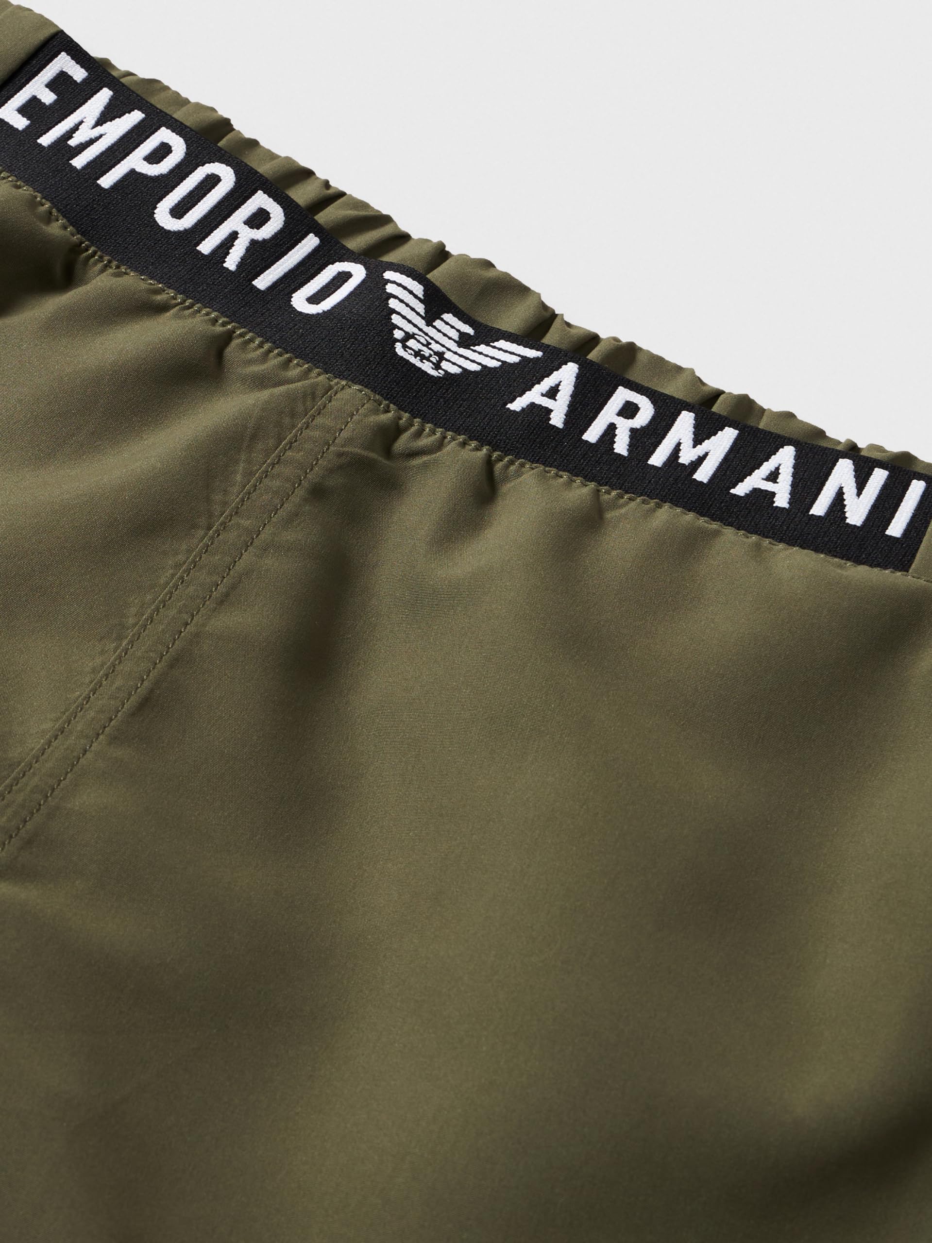 Emporio Armani Herren Logoband Boxer Swim Trunks