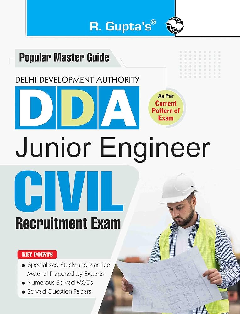 Buy DDA: Junior Engineer (CIVIL) Recruitment Exam Guide Book 