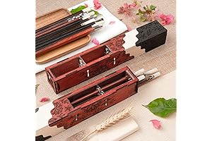 Personalized Chopsticks Set with Case for Couples