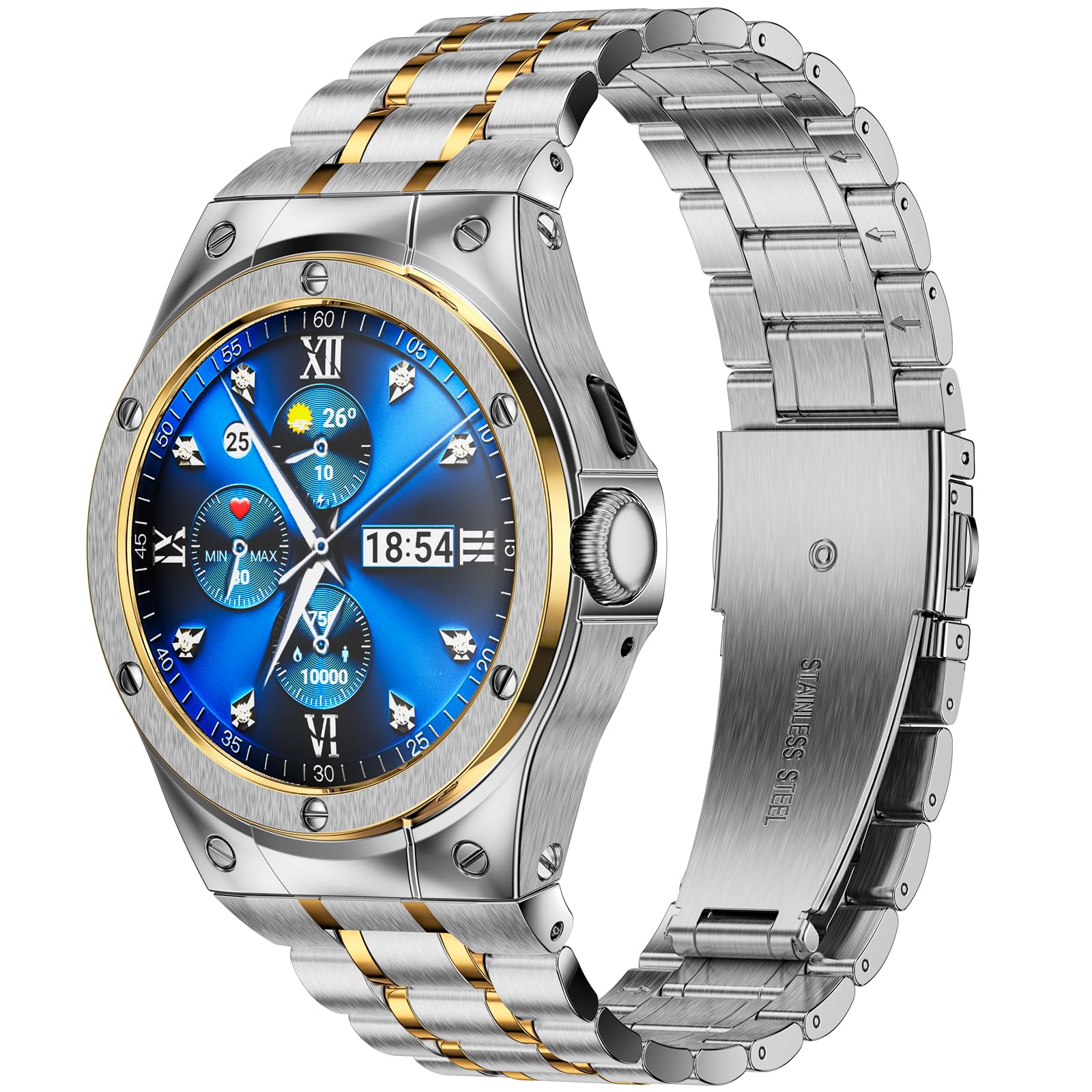 Google Pixel Watch Band シルバー 41mm Google Pixel Watch 41mm (GQF4C) Wi-Fi Only - Silver AL with