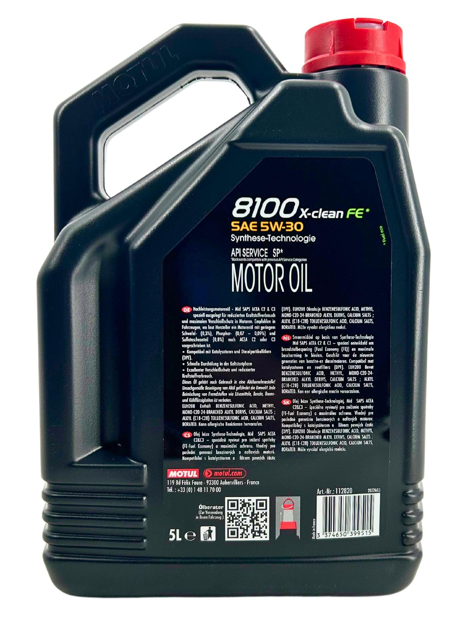 8100 X-Clean FE 5W-30, 5 Liter