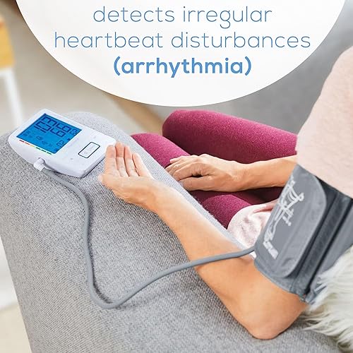 Miniatura 7 de Beurer BM69W - Monitor de presión arterial para la parte superior del brazo con Bluetooth, indicador de posición del puño y tecnología de inflado