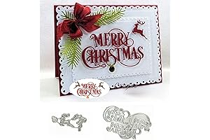 Merry Christmas Reindeer Metal Cutting Die Cuts