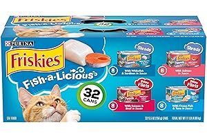 Purina Friskies Seafood Wet Cat Food Variety Pack: Fish Fiesta for Your Feline!