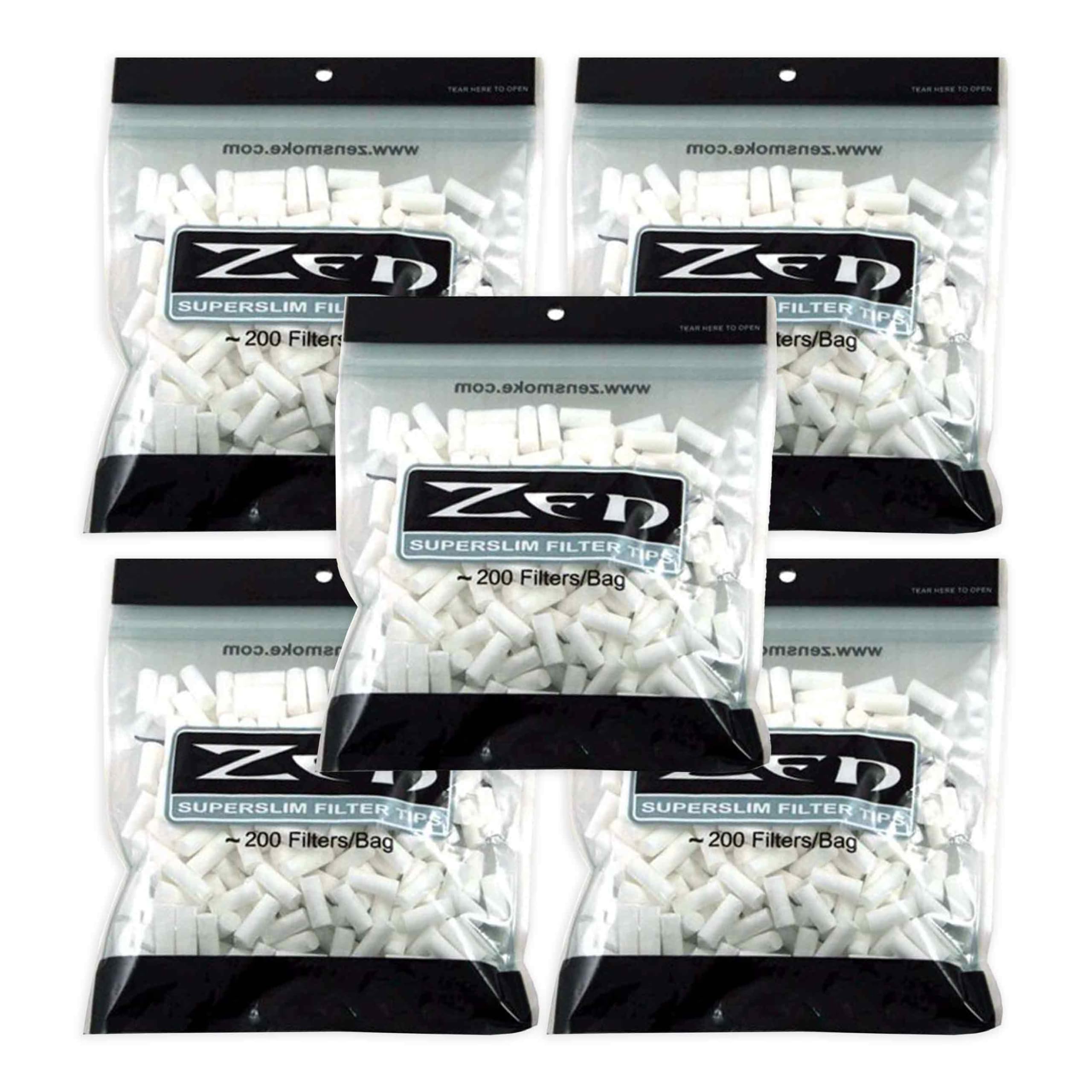 Amazon.com: ZEN Superslim Filters - Super Slim Size Cigarette Filter Tips  for Rolling