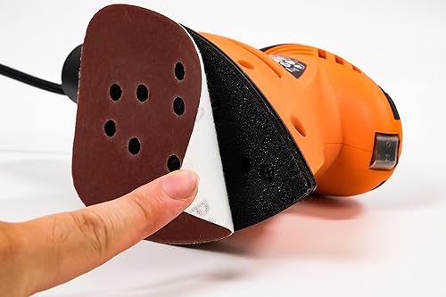 Miniatura 6 de Seel Force PMS120 12000 OPM - Lijadora de detalles de ratón con almohadilla de lijado giratoria de 360 grados, sistema eficiente de recolección de