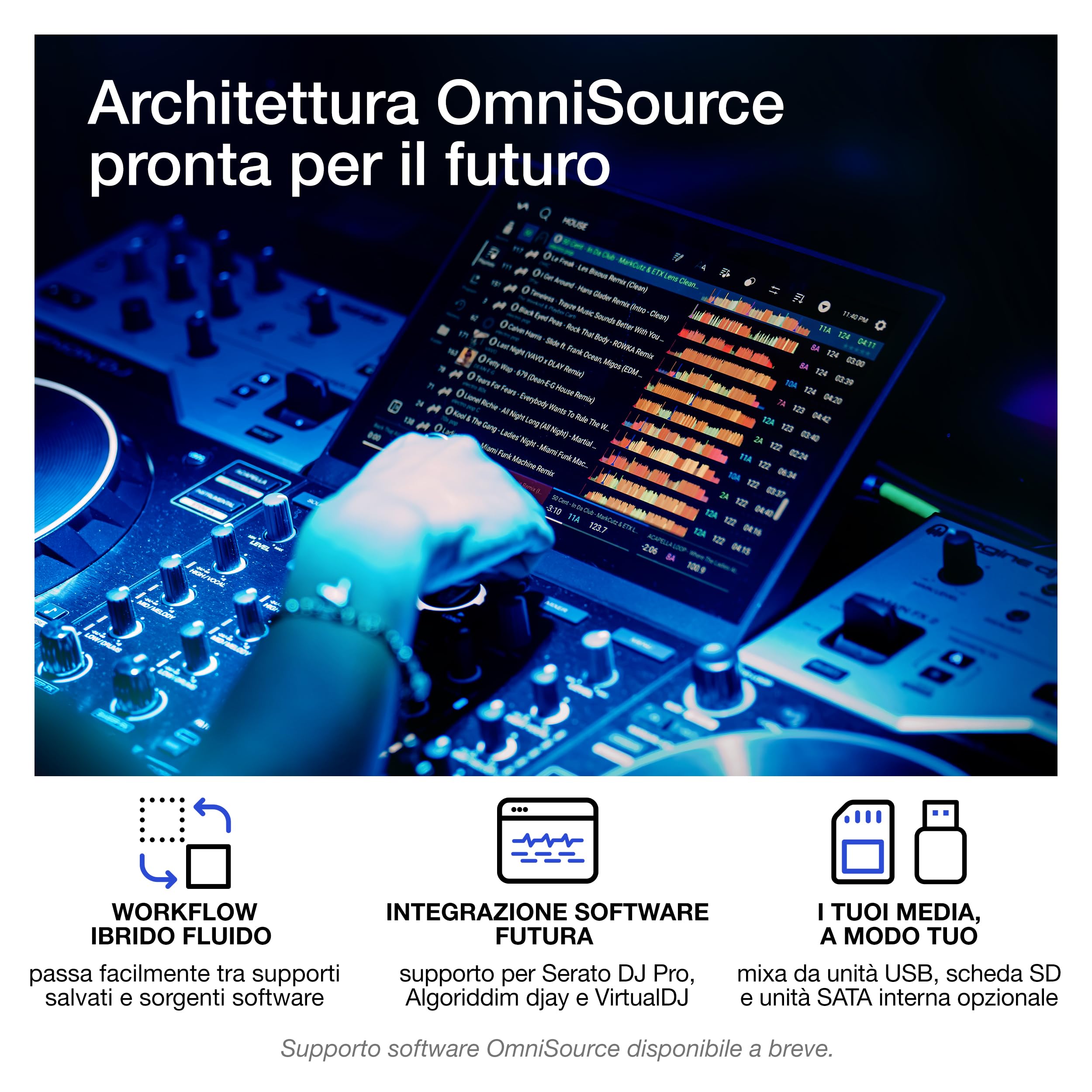 Denon DJ PRIME 4 G2 Console DJ Standalone con Rendering Stems integrato