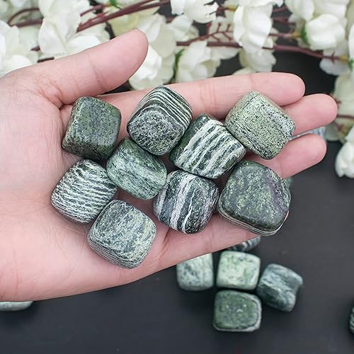 Miniatura 8 de ZAICUS Piedras rodolitas de rodolita de 1 libra, cristales pulidos curativos, piedras naturales, Feng Shui, equilibrio de chakras, buena suerte,