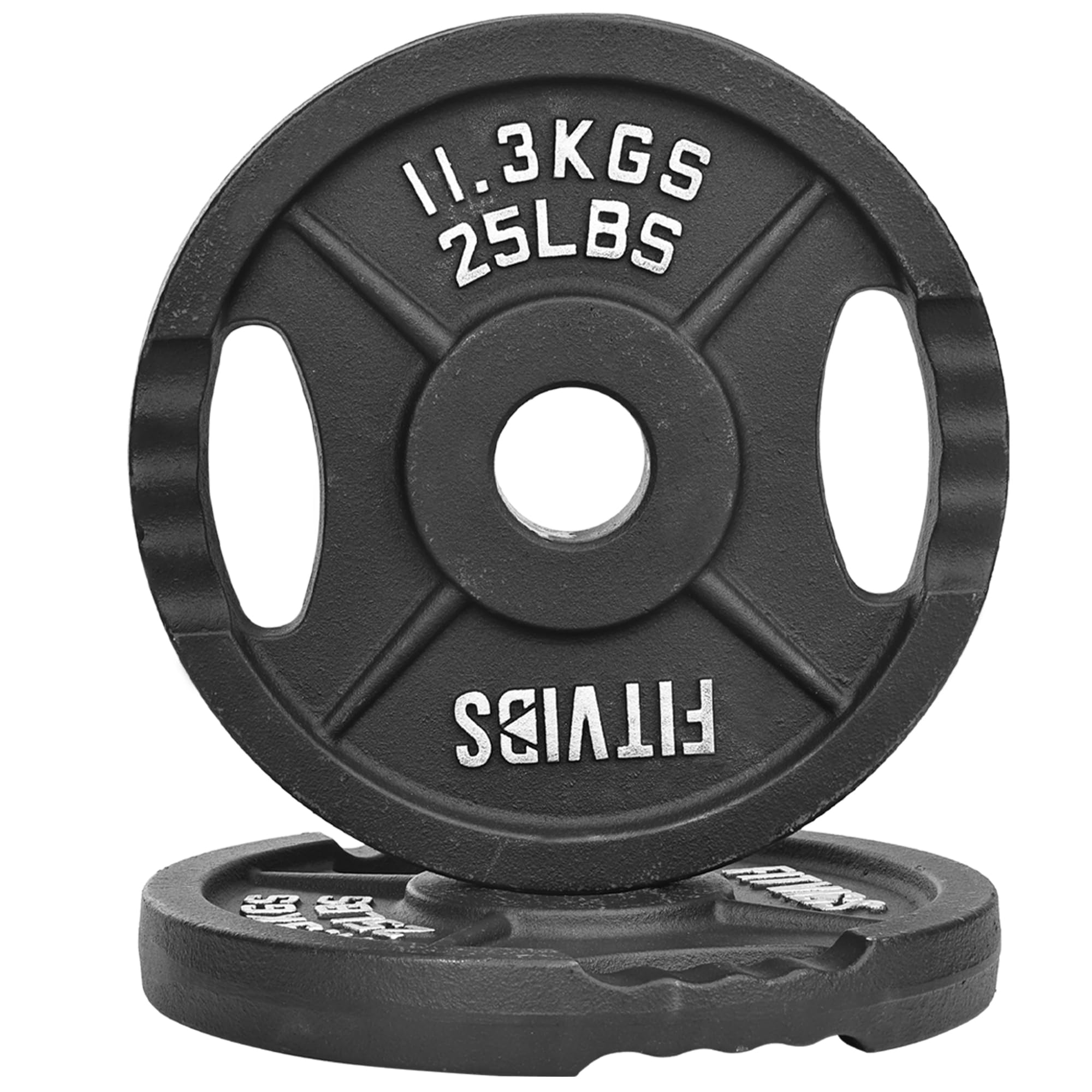 cast iron 2-inch olympic plate weight plate for strength training and weightlifting, multiple sizes