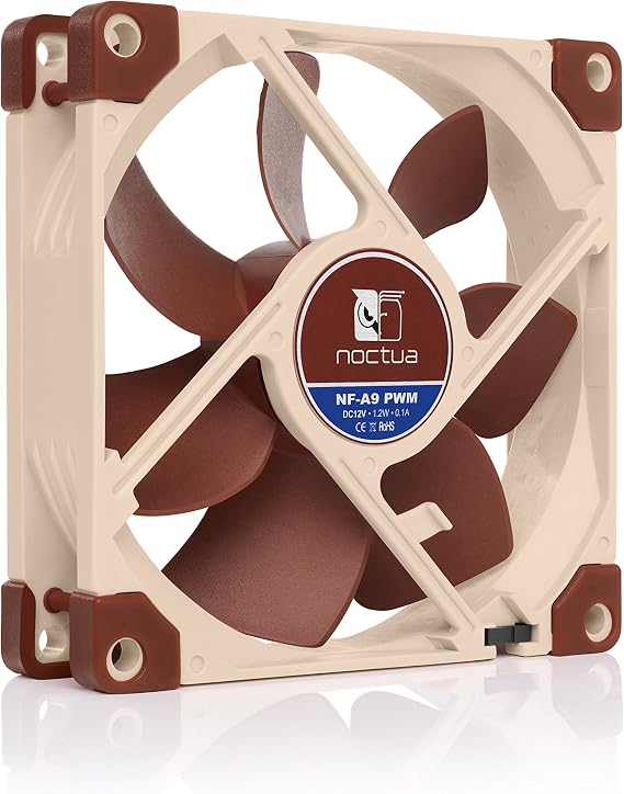 Noctua NF-A9 PWM, Premium Quiet Fan, 4-Pin (92mm, Brown)