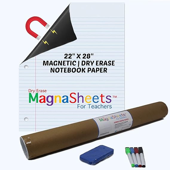 MagnaSheets Notebook Paper 22"W x 28"H 1 Eraser