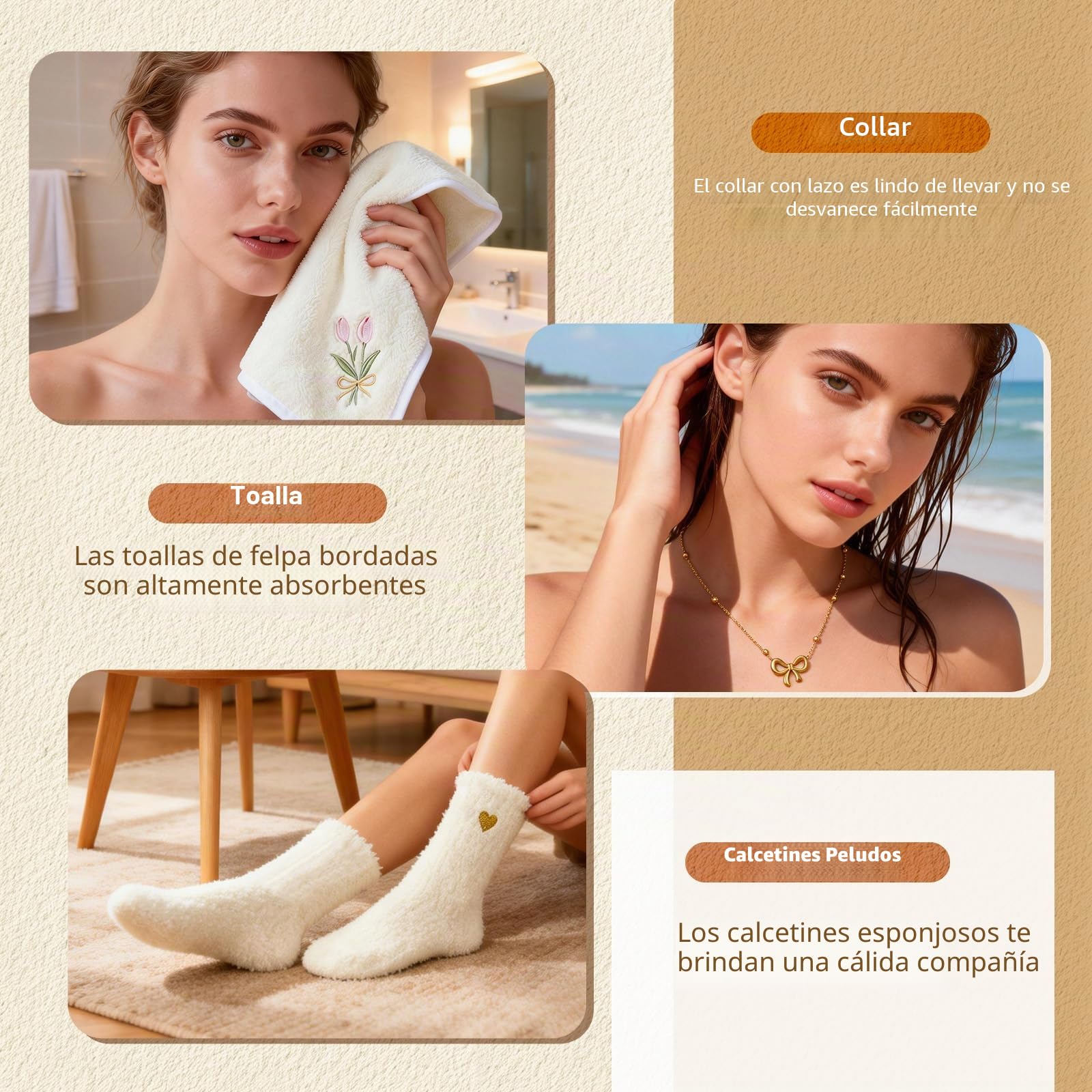 Originales Regalos para Mujer Cumpleaños Set, Elegante Canasta de Regalo & Vajilla de Cerámica con Tazas & Vela Perfumada & Collar, Regalos del Día de la Madre para Mamá San Valentín Mujeres Esposa