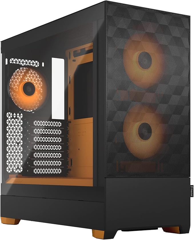 Fractal Design Pop Air RGB Orange Core TG Clear Tint ミドルタワー型PCケース FD-C-POR1A-05 CS8007 オレンジ
