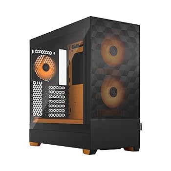 Amazon | Fractal Design Pop Air RGB Orange Core TG Clear