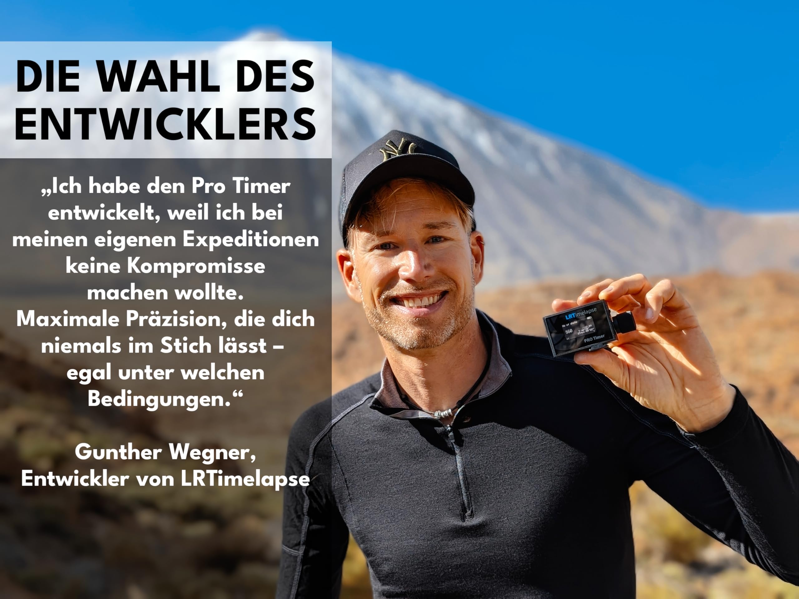 PRO Timer 3.5 Kamera Intervallauslöser für Zeitraffer & Astro-Fotografie