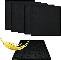 Vista 7 de Almohadilla Cuadrada de 22 Pulgadas Sin Salpicaduras, Almohadilla Antisalpicaduras para Drenaje de Aceite Compatible con la Mayoría de Drenajes