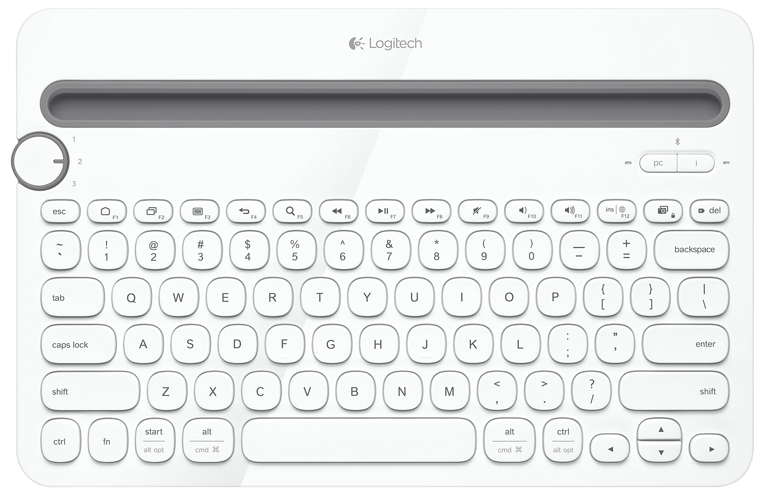 Logitech (Refurbished) K480 Multi-Device Bluetooth Keyboard (White) (B07BNGRNDR) Amazon Price History, Amazon Price Tracker