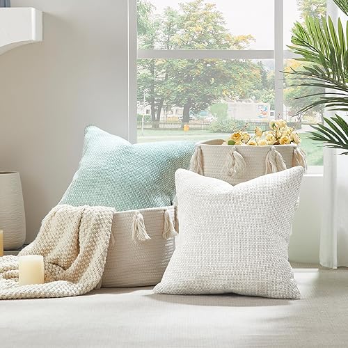 Miniatura 6 de WLNUI Juego de 2 fundas de almohada lumbares color beige de 12 x 20 pulgadas  12.0 x 20.0 in., lujosas fundas de almohada de felpilla decorativas