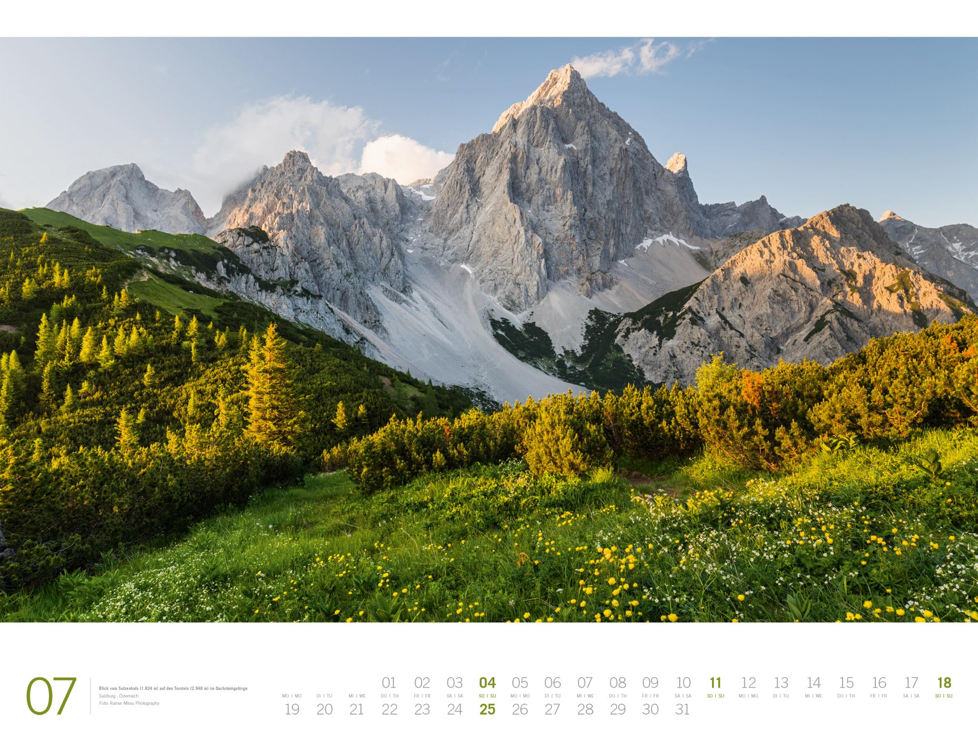 Alpen Gallery Kalender 2027: Bildstarker Berge-Kalender im großen Querformat (66x50 cm) | Berge und Natur im Großformat