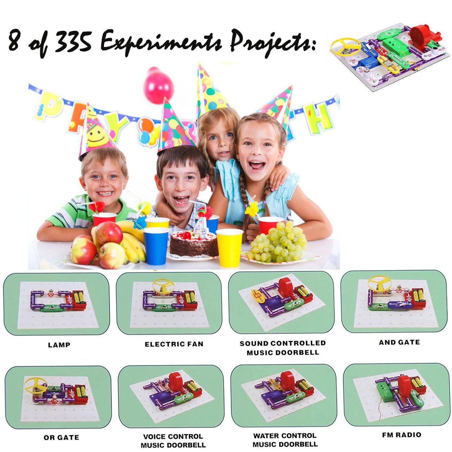 EZLink 335 DIY Circuit Experiments,Science Kits,Electronic Discovery