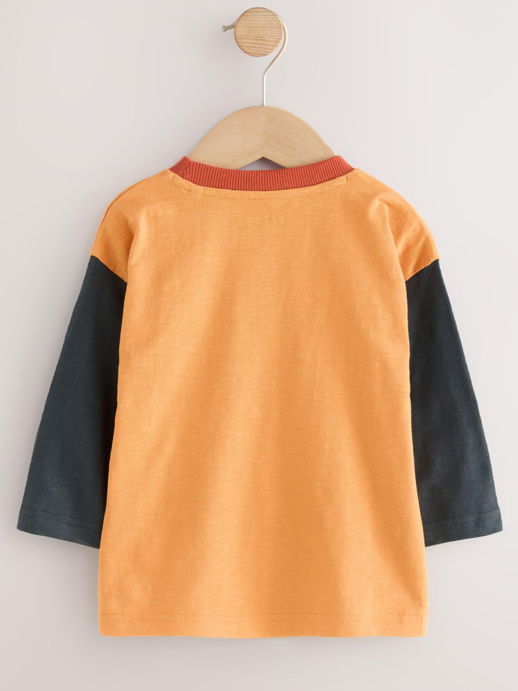NEXT Jungen Langarmshirts mit Applikation, 3er-Pack 62-122