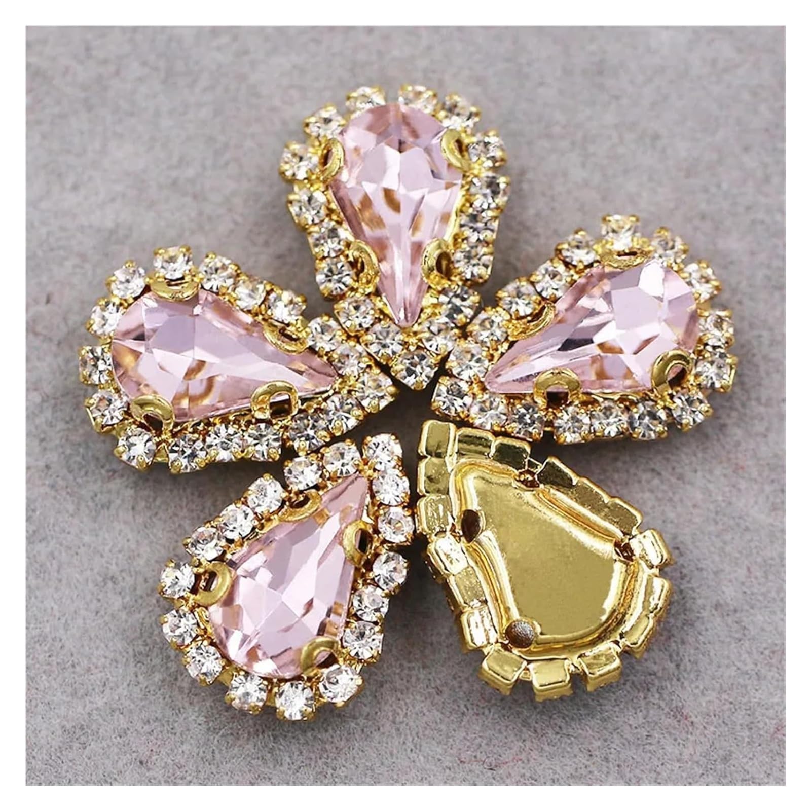 Boutons en cristal à coudre pour réparer et embellir vos vêtements