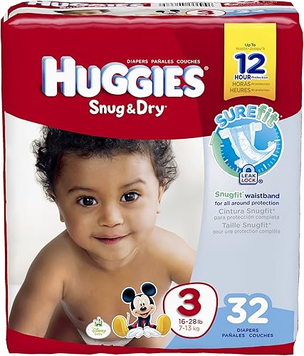 Huggies Pañales Snug & Dry, talla 3, 32 unidades