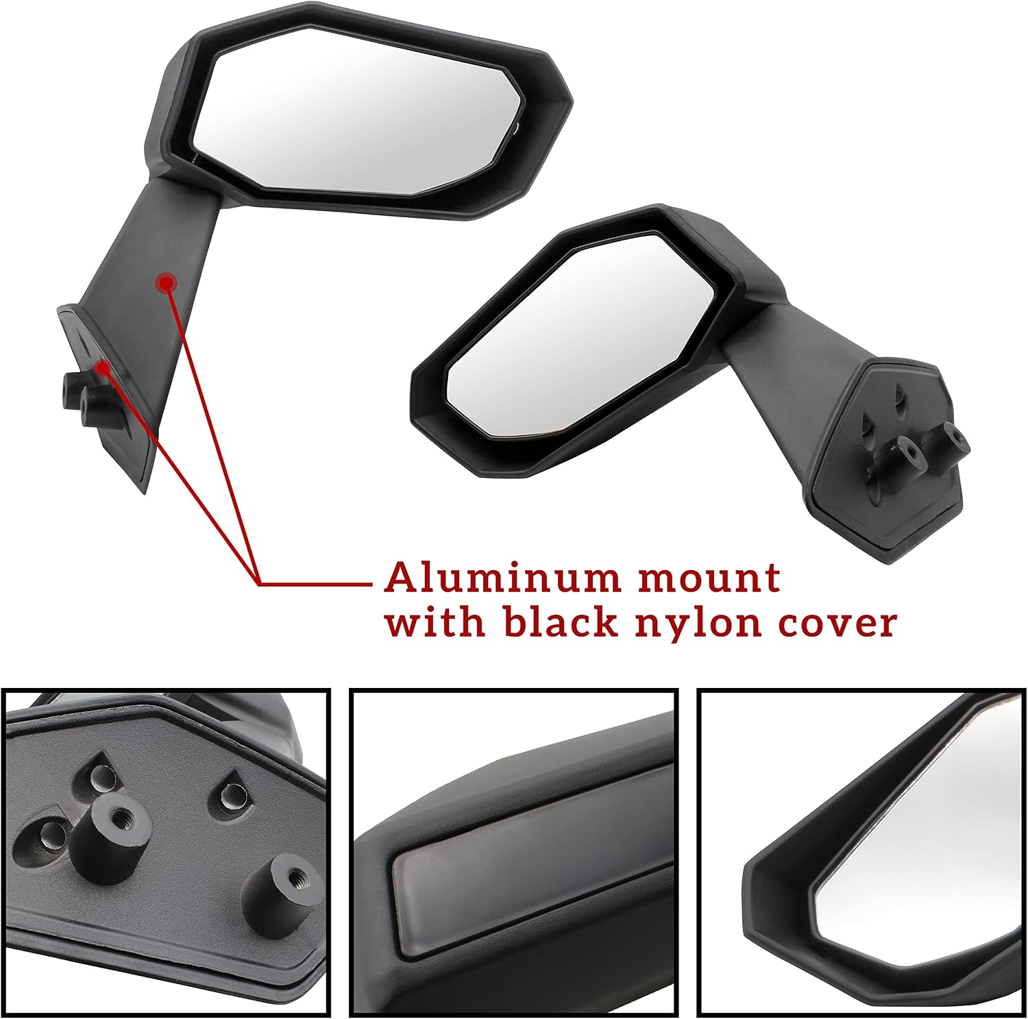 Up To 40% OFF Folding Front Door Rear View Side Mirrors for Maverick X3, SAUTVS Ajustable Premium High-Definition Side Mirrors for Can-Am Maverick X3 / X3 MAX 2017-2021 Accessories(2PCS, Replace #715004236) Black Friday - 80% OFF Folding Front Door Rear View Side Mirrors for Maverick X3, SAUTVS Ajustable Premium High-Definition Side Mirrors for Can-Am Maverick X3 / X3 MAX 2017-2021 Accessories(2PCS, Replace #715004236)