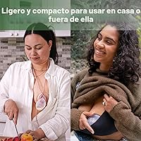 Vista 3 de haakaa Extractor de leche manual para lactancia materna de 4 oz/3.4 fl oz y colector de leche de mariquita 2.5 oz/2.5 fl oz Combo, silicona de grado