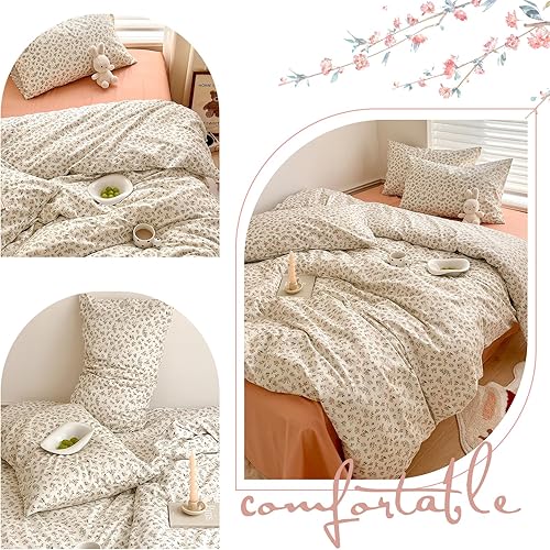 Miniatura 10 de BHUSB - Juego de funda de edredón para cama individual o queen para niños, 100 % algodón, 3 piezas, reversible, juego completo de ropa de cama para