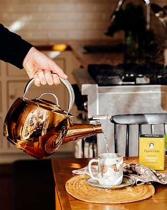 Tipu's Chai - Unsweetened Masala Chai - Makes 25 Cups - 1.9 Ounces Masala Chai Instant Tea with Organic Spices - No Steeping, Just Add Water, Milk, and Sweetener - Gluten Free