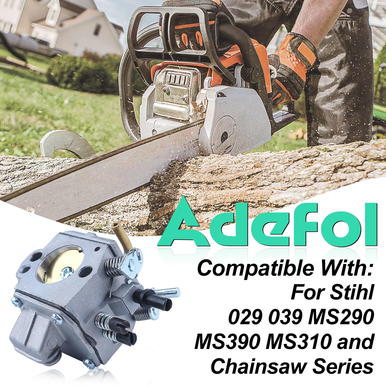 Kit Revisione Aspirazione Carburatore Per Motosega STIHL MS290, MS310, MS390, 029, 039 - Azcarbro